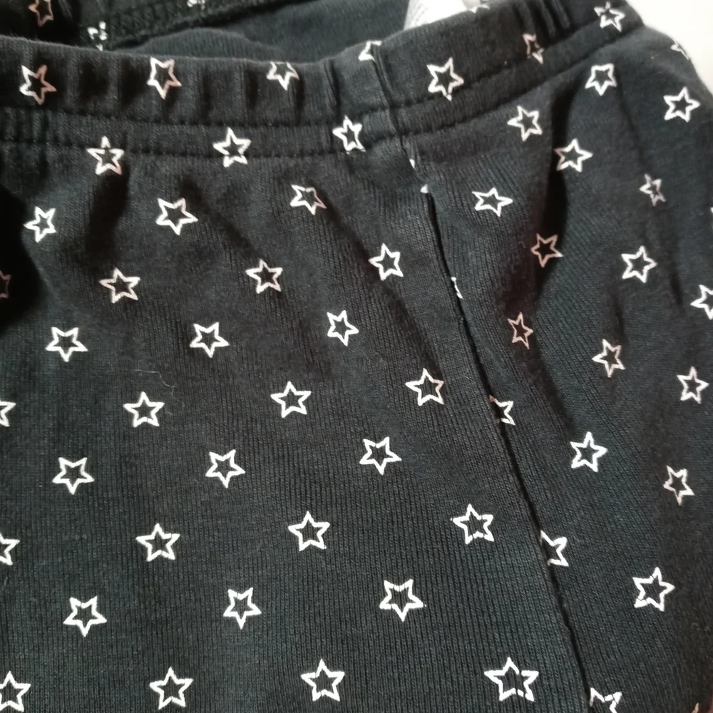 ⭐A) Carter’s Toddler Girls Pajama Pants | Size 3T Black with White Stars